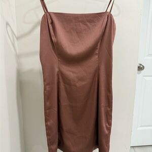 Aritzia - Sunday Best Mini Satin dress
